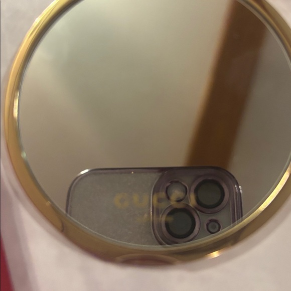 GUCCI PARFUMS GOLD DUAL COMPACT MIRROR
NIB - Picture 3 of 3